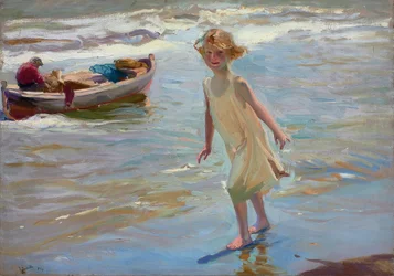 Mädchen am Strand, Valencia